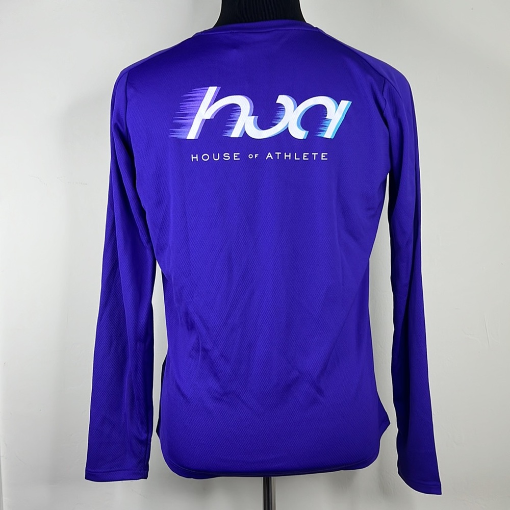HOUSE OF ATHLETE Purple Longsleeve Performance Tee M